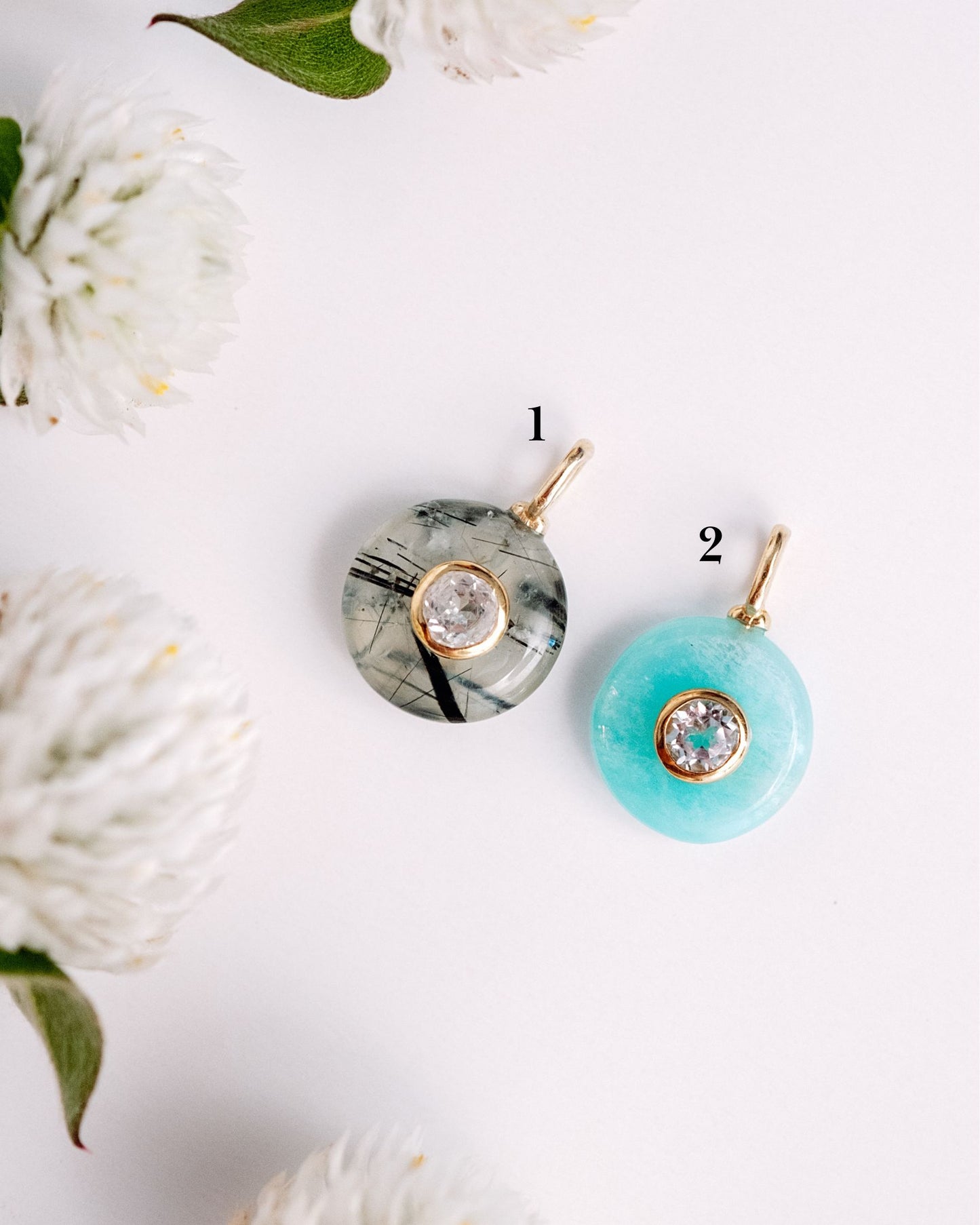 Round Gemstone Pendant