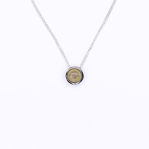 Ethiopian Opal Slider Necklace