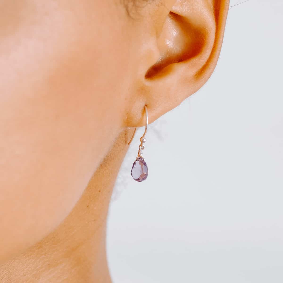 Amethyst Drop Earrings