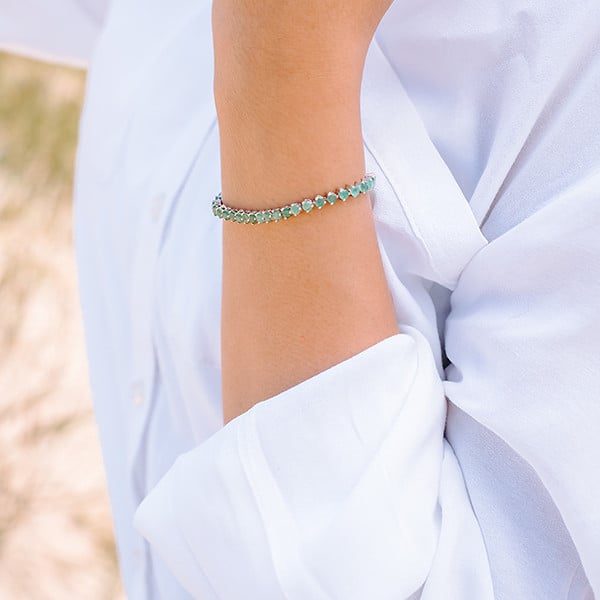 Emerald Tennis Bracelet