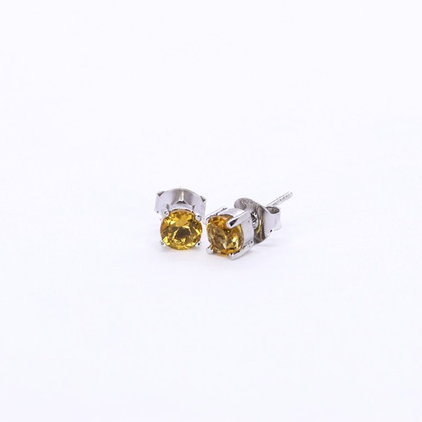 Citrine Studs