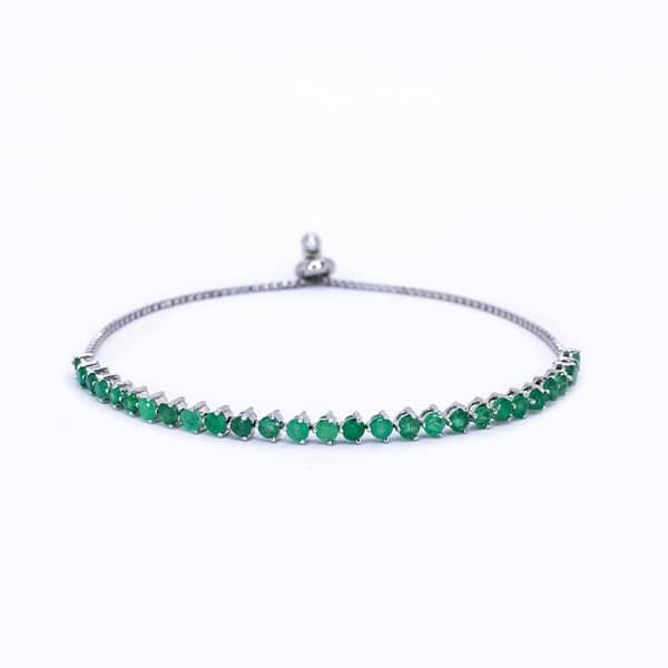 Emerald Tennis Bracelet