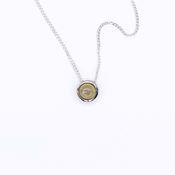 Ethiopian Opal Slider Necklace