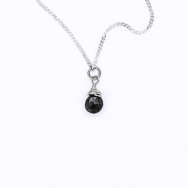 Onyx Drop Necklace