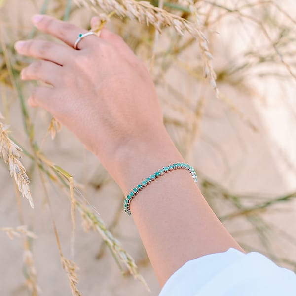 Emerald Tennis Bracelet