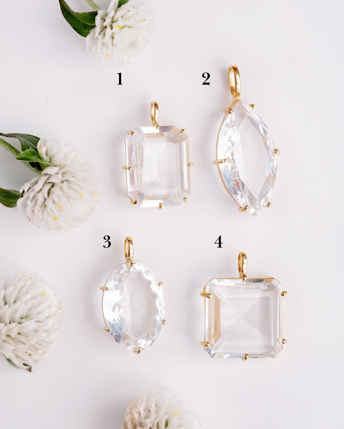 Clear Quartz Pendants