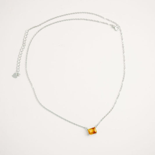 Birthstone Citrine Necklace