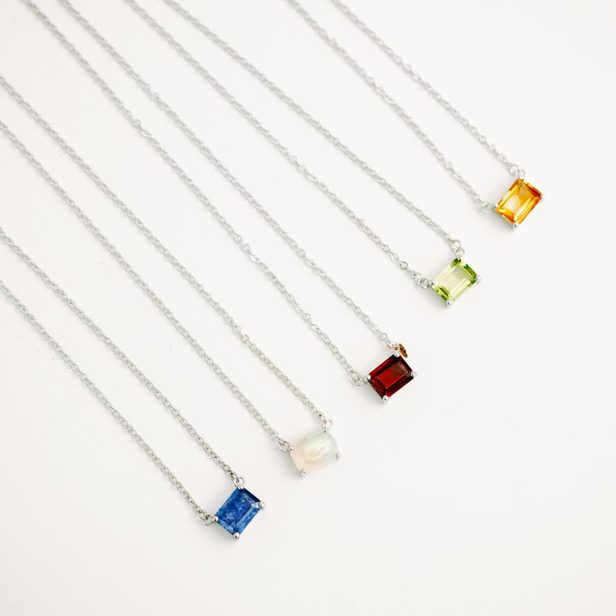 Birthstone Garnet Necklace