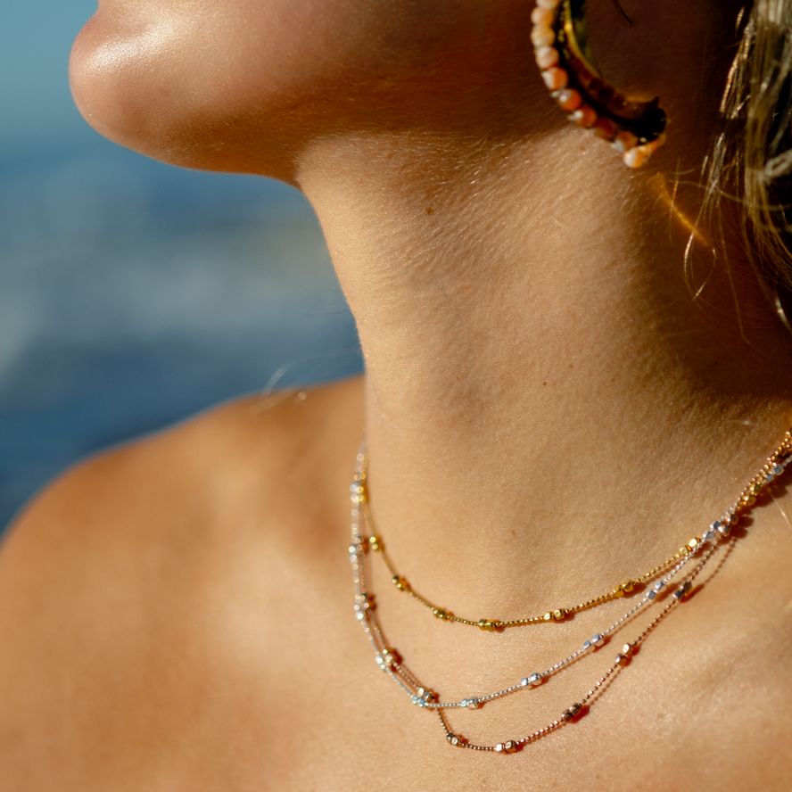 Square Bead Necklace