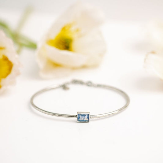 Birthstone Bangle Tanzanite