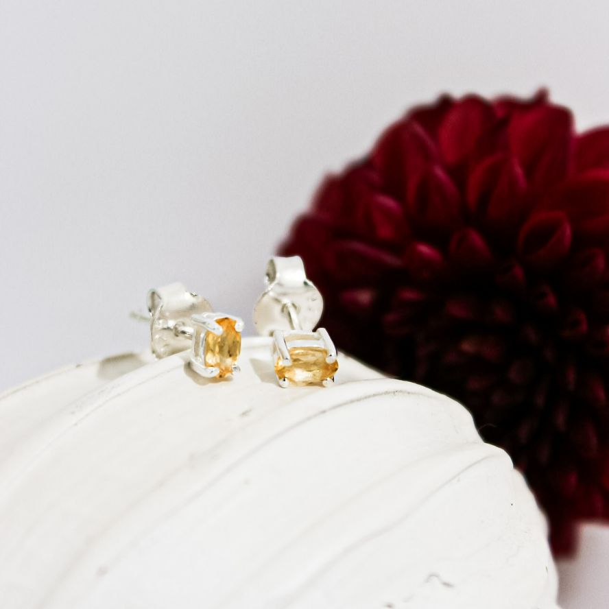 Oval Four Claw Studs