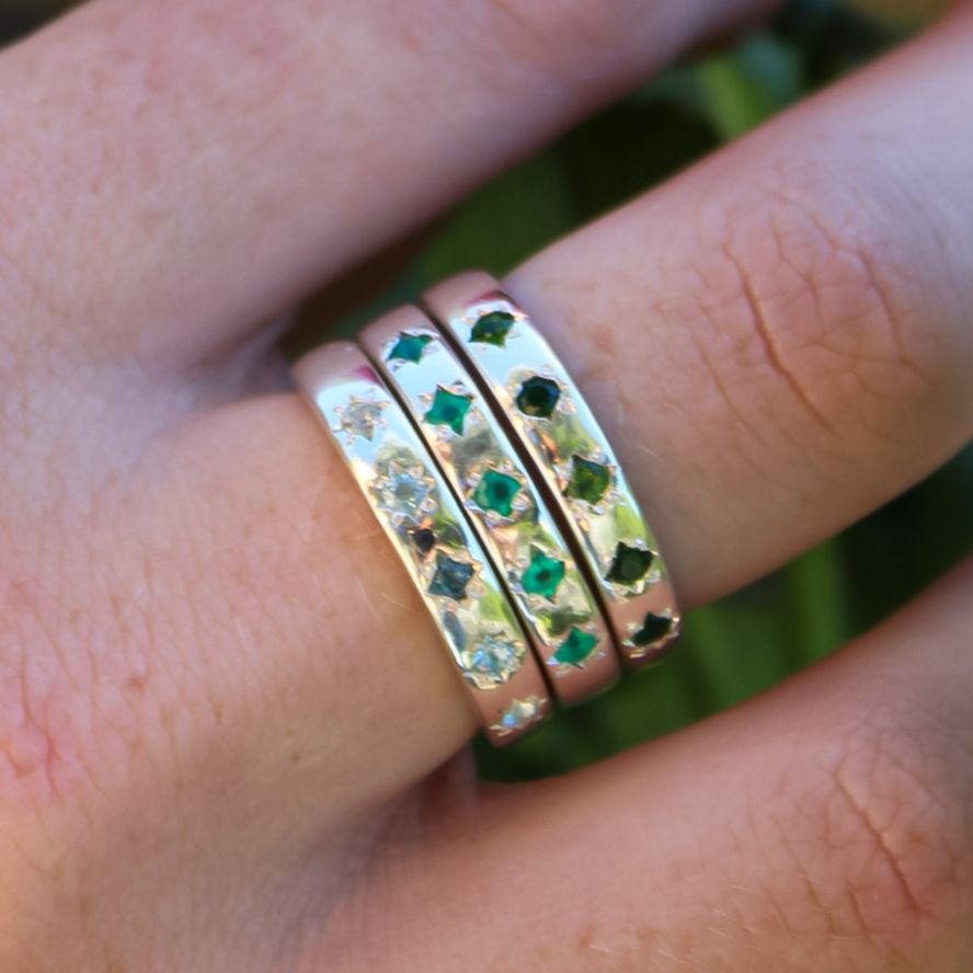 Star Struck Birthstone Ring