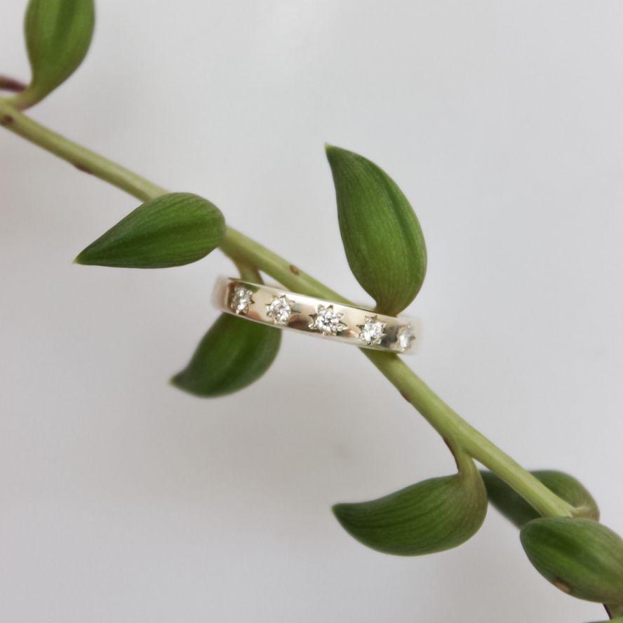Star Struck Birthstone Ring