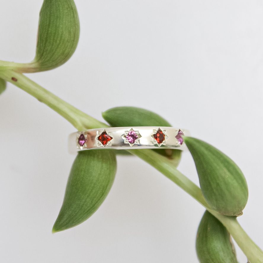 Star Struck Birthstone Ring