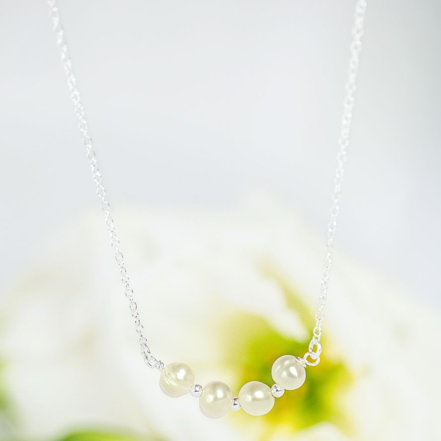 Quattro Pearl Necklace
