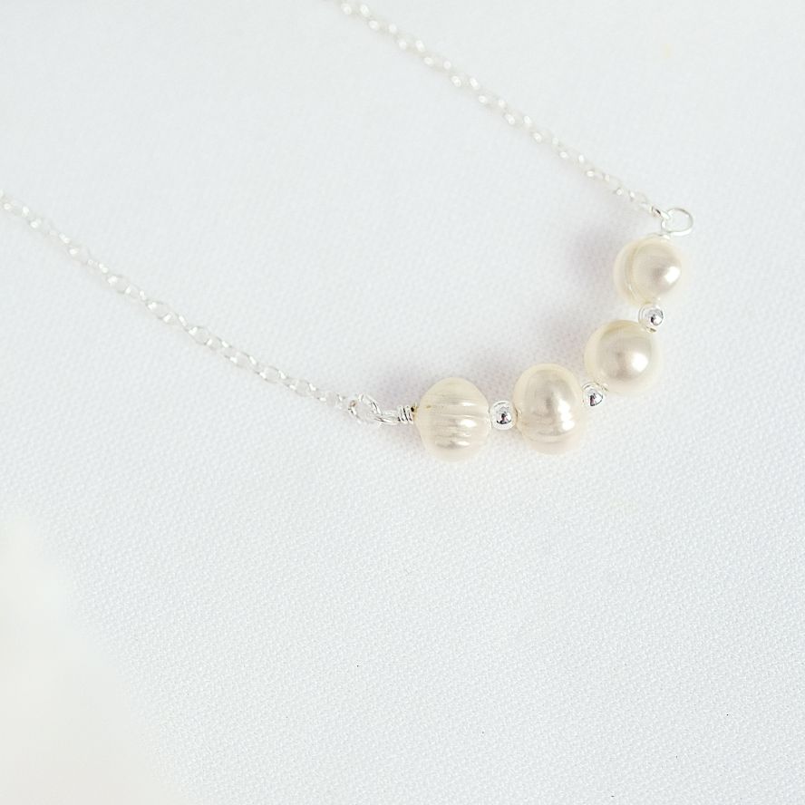 Quattro Pearl Necklace