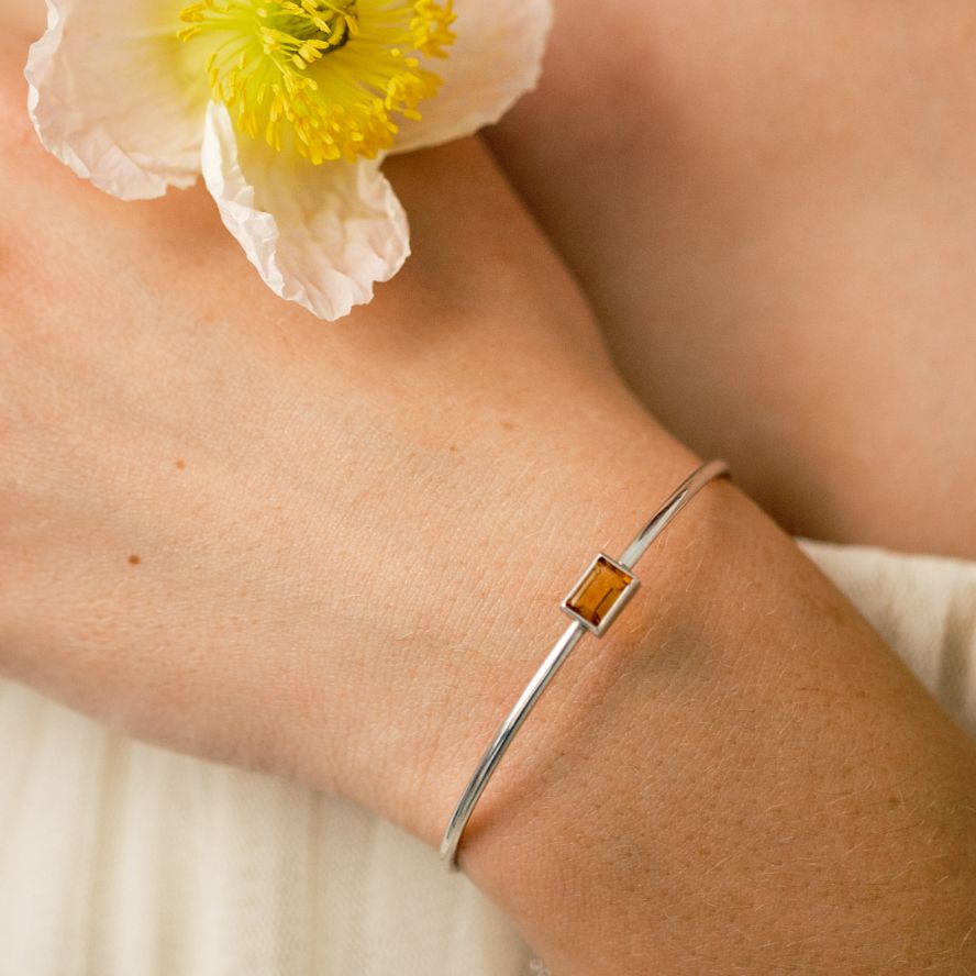 Birthstone Bangle Citrine