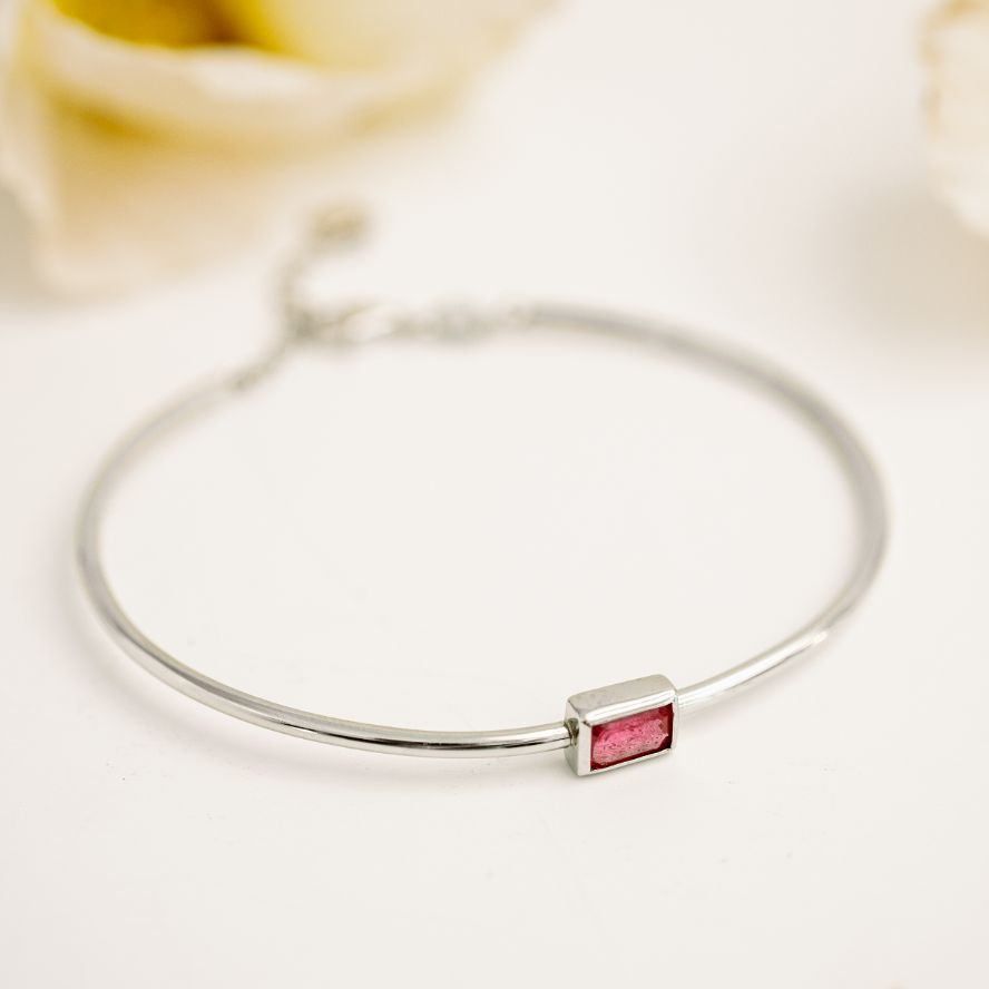 Birthstone Bangle Ruby