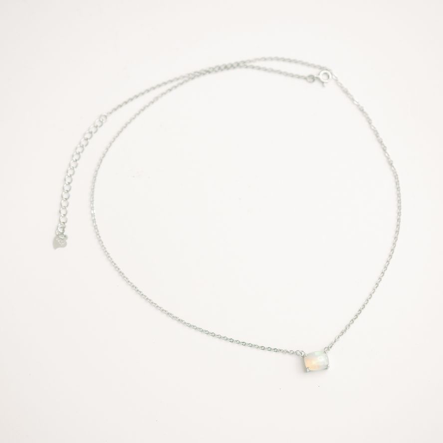 Birthstone Opal Necklace