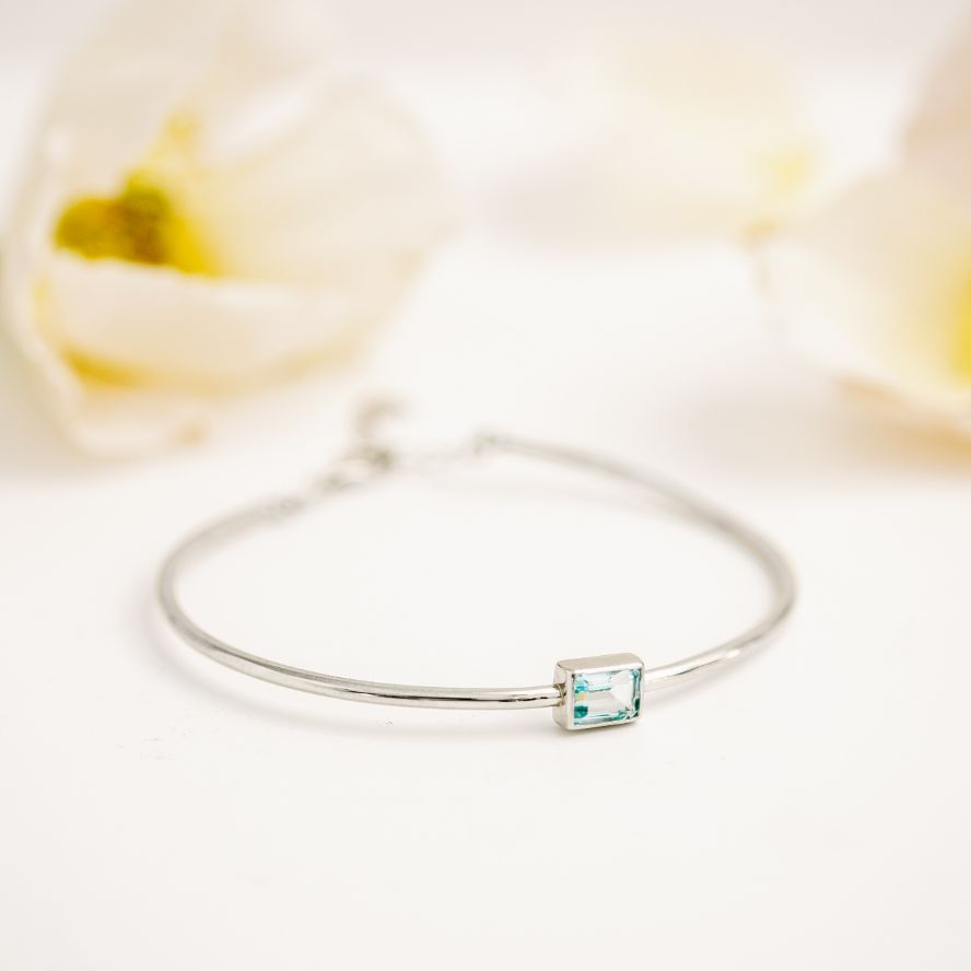 Birthstone Bangle Topaz