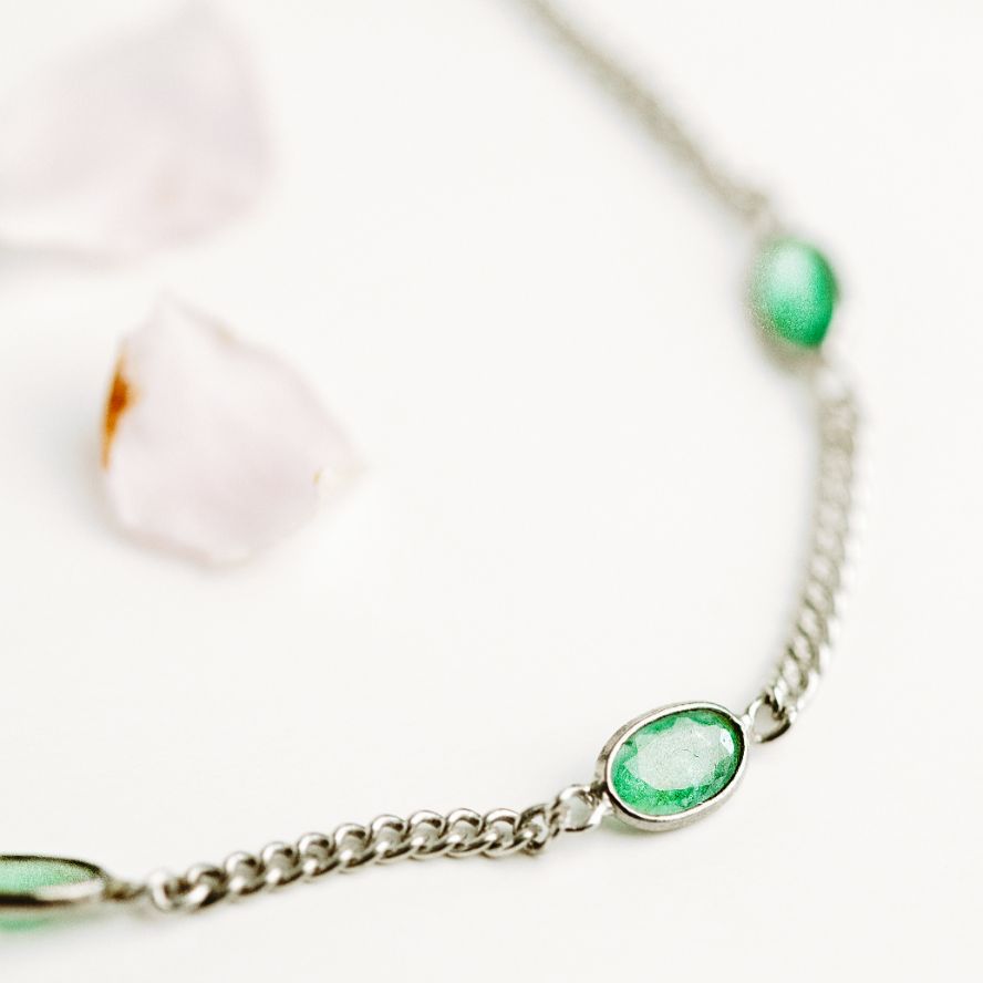 Birthstone Emerald BLING Bracelet
