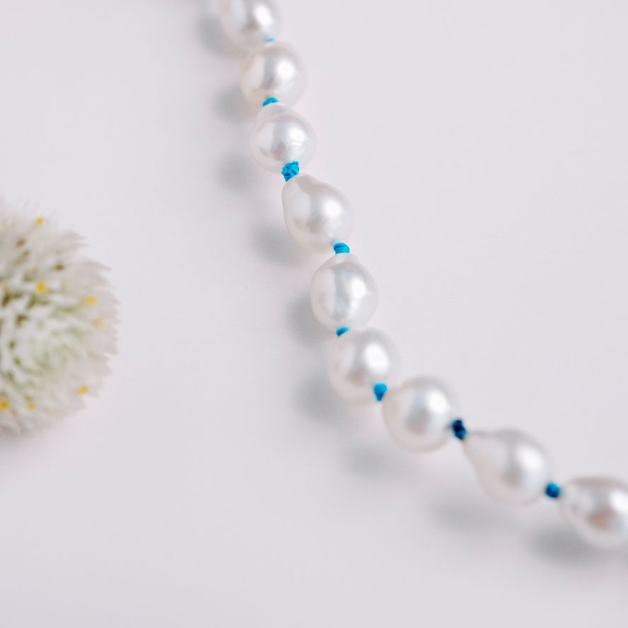 Rainbow Pearl Necklace