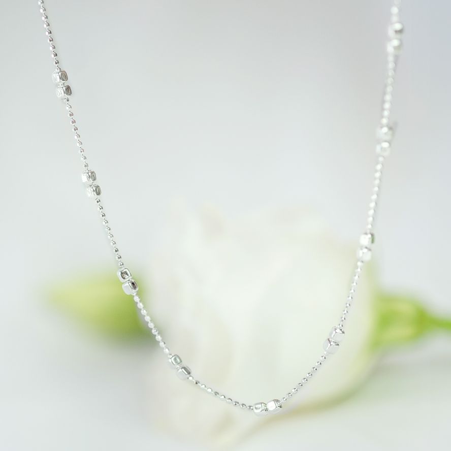 Square Bead Necklace