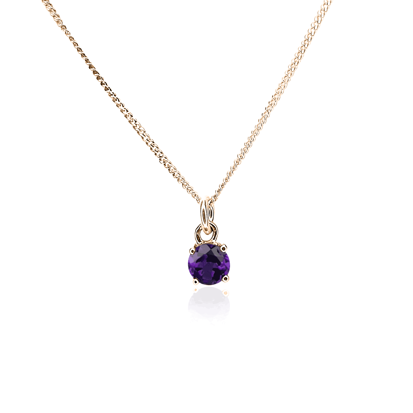 Amethyst Pendant Necklace