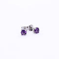 Amethyst Studs