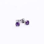 Amethyst Studs