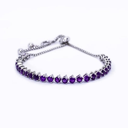 Amethyst Tennis Bracelet