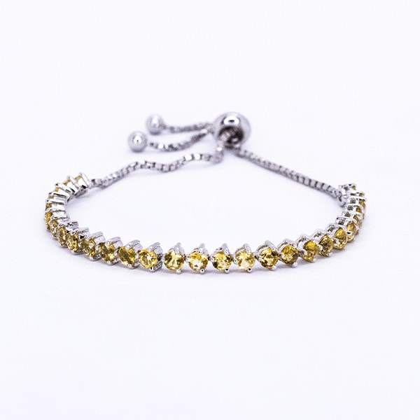Citrine Tennis Bracelet