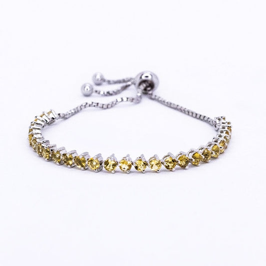 Citrine Tennis Bracelet