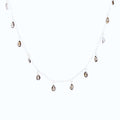 Drop Me Bling Smokey Topaz Necklace
