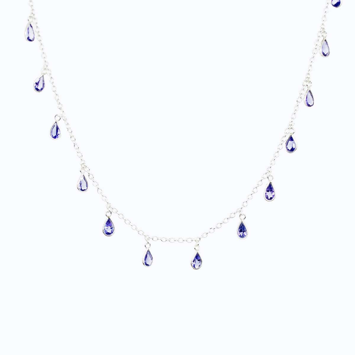 Drop Me Bling Tanzanite Necklace