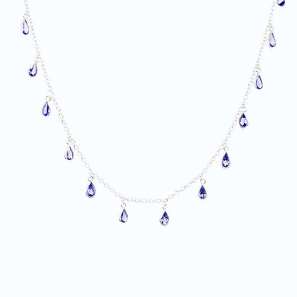 Drop Me Bling Tanzanite Necklace