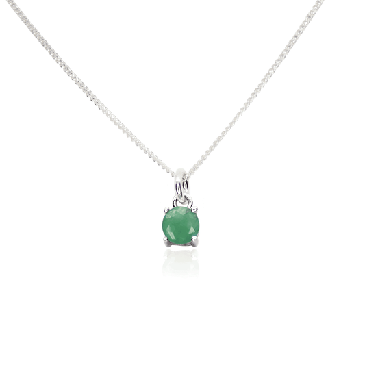 Emerald Pendant Necklace