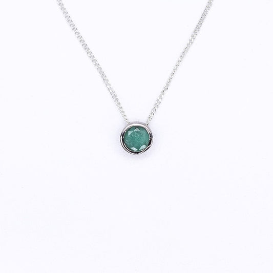 Emerald Slider Necklace