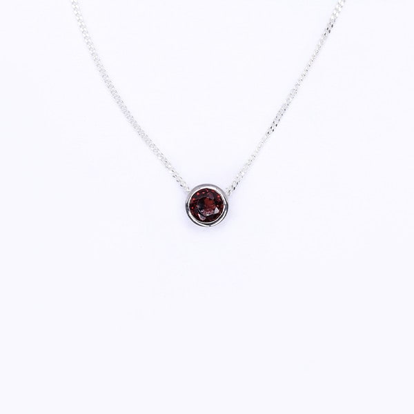 Garnet Slider Pendant
