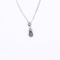Green Tourmaline Drop