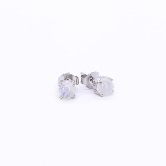 Moonstone Studs