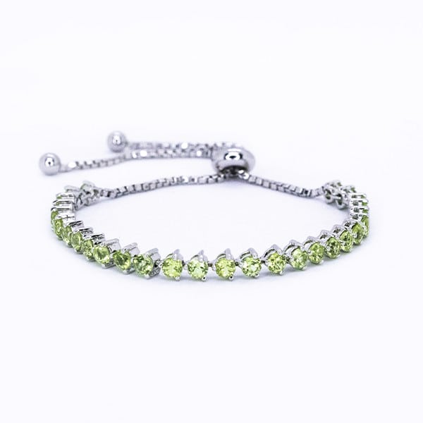 Peridot Tennis Bracelet