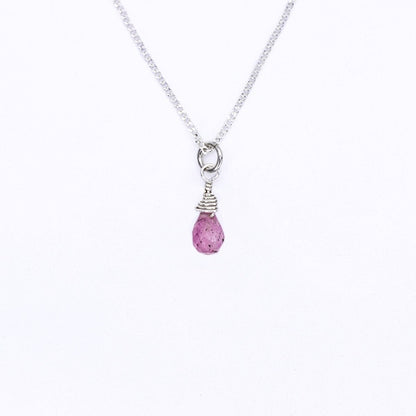 Pink Tourmaline Drop