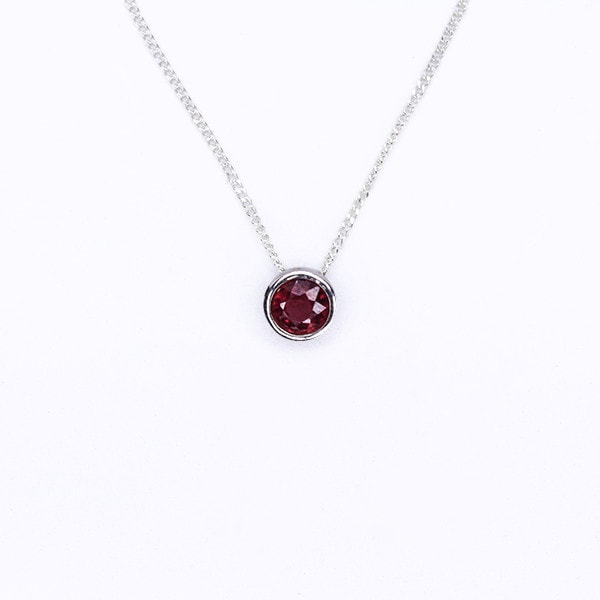 Ruby Slider Necklace