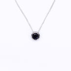 Sapphire Slider Pendant