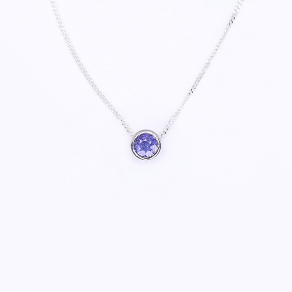 Tanzanite Slider Pendant