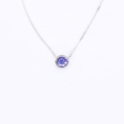 Tanzanite Slider Necklace