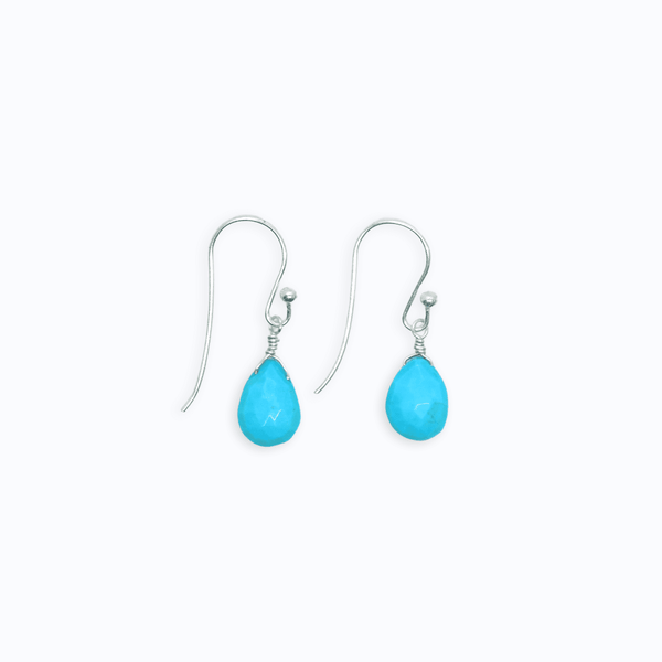Turquoise Drop Earrings – Janine Binneman - Main Image