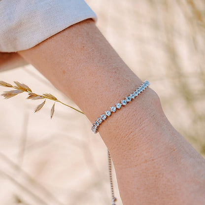 Blue Topaz Tennis Bracelet