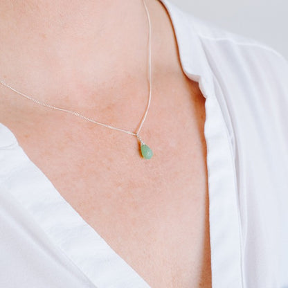 Chrysoprase Drop